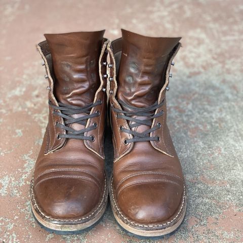 Search result thumbnail of White's MP-Sherman Toe Cap in Seidel British Tan Double Shot