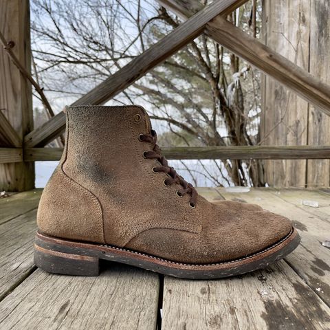 View photo of Midas Service Boot in Horween Natural Chromexcel Roughout