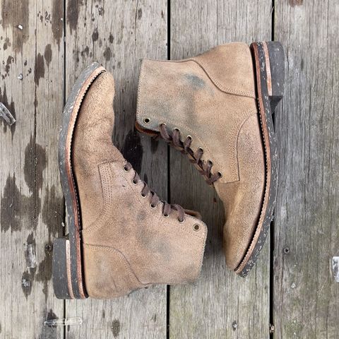 View photo of Midas Service Boot in Horween Natural Chromexcel Roughout