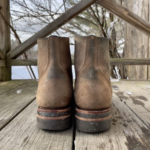 View photo of Midas Service Boot in Horween Natural Chromexcel Roughout