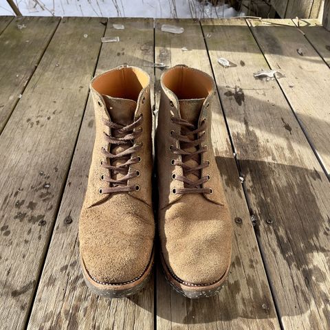 View photo of Midas Service Boot in Horween Natural Chromexcel Roughout