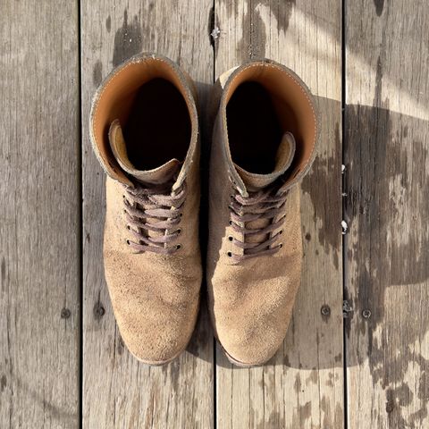 View photo of Midas Service Boot in Horween Natural Chromexcel Roughout