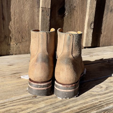 View photo of Midas Service Boot in Horween Natural Chromexcel Roughout