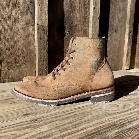 View photo of Midas Service Boot in Horween Natural Chromexcel Roughout