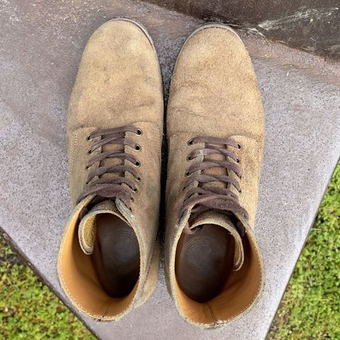 View photo of Midas Service Boot in Horween Natural Chromexcel Roughout