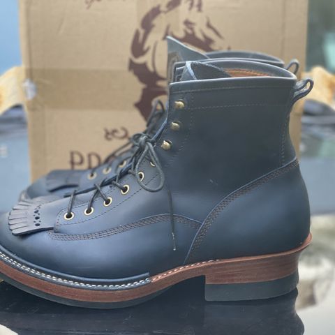 Search result thumbnail of Prof Barnets Rugged Boots in Indonesian Blue Crazy Horse