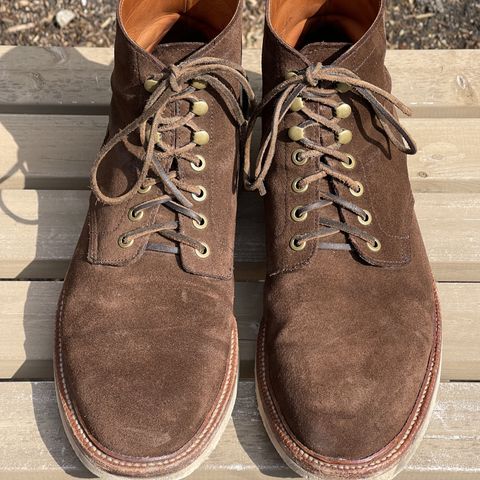 Search result thumbnail of Grant Stone Diesel Boot in C.F. Stead Coffee Repello Calf Suede
