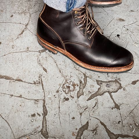 View photo of Truman Upland Boot in Seidel Black Walnut Double Shot