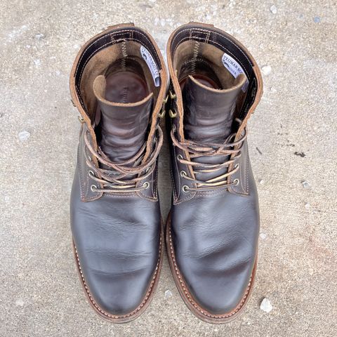 View photo of Truman Upland Boot in Seidel Black Walnut Double Shot