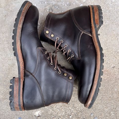 View photo of Truman Upland Boot in Seidel Black Walnut Double Shot