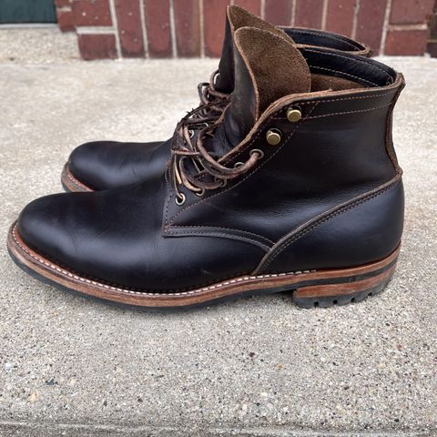 View photo of Truman Upland Boot in Seidel Black Walnut Double Shot