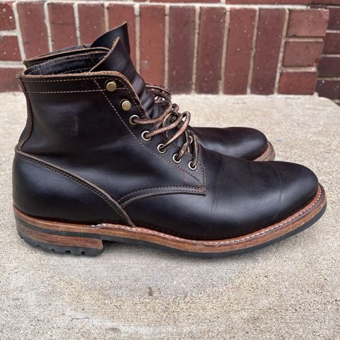 View photo of Truman Upland Boot in Seidel Black Walnut Double Shot