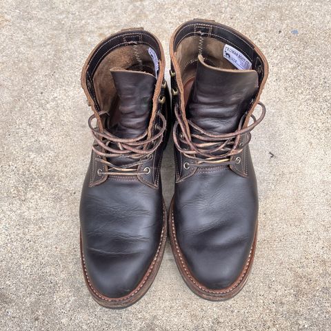 View photo of Truman Upland Boot in Seidel Black Walnut Double Shot