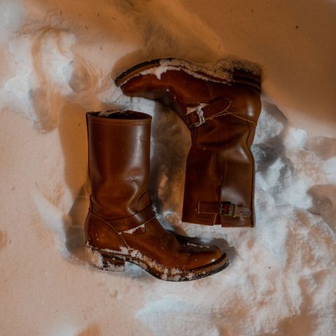 View photo of Wesco Boss Engineer Boot in Seidel British Tan Domain