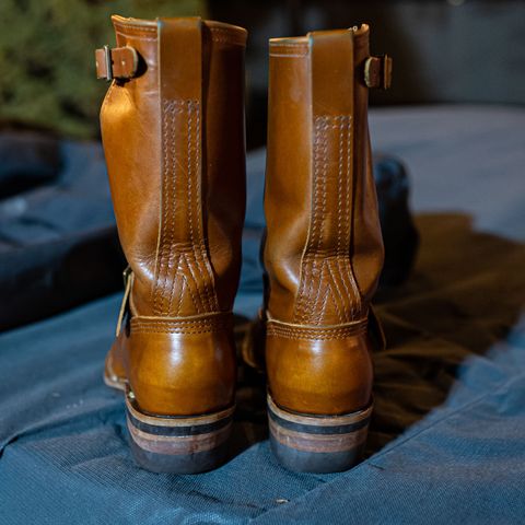 View photo of Wesco Boss Engineer Boot in Seidel British Tan Domain