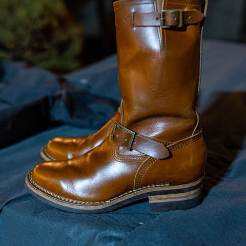 View photo of Wesco Boss Engineer Boot in Seidel British Tan Domain