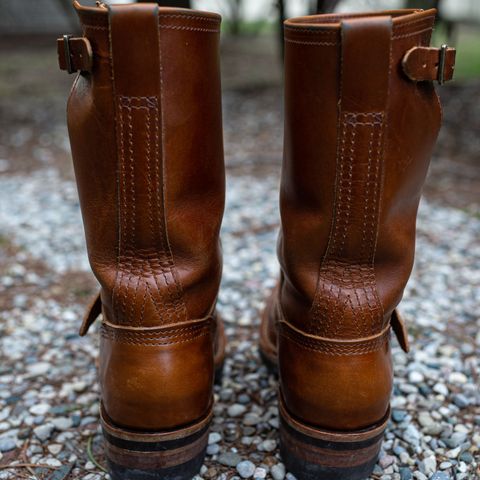 View photo of Wesco Boss Engineer Boot in Seidel British Tan Domain