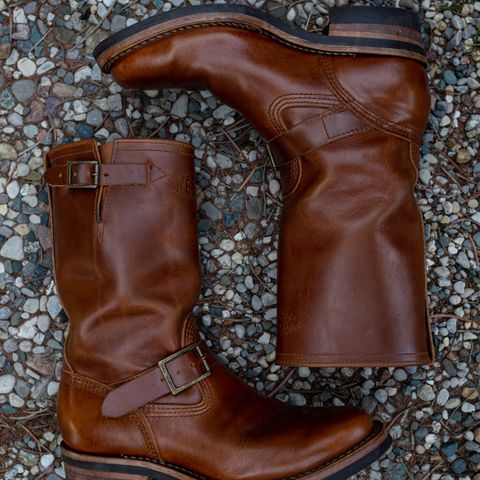 View photo of Wesco Boss Engineer Boot in Seidel British Tan Domain