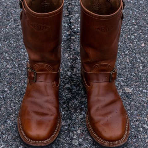 View photo of Wesco Boss Engineer Boot in Seidel British Tan Domain