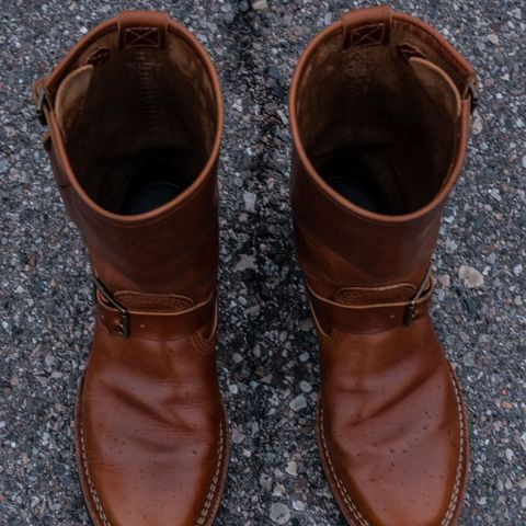 View photo of Wesco Boss Engineer Boot in Seidel British Tan Domain