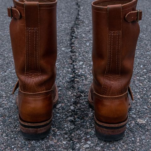 View photo of Wesco Boss Engineer Boot in Seidel British Tan Domain