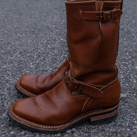 View photo of Wesco Boss Engineer Boot in Seidel British Tan Domain