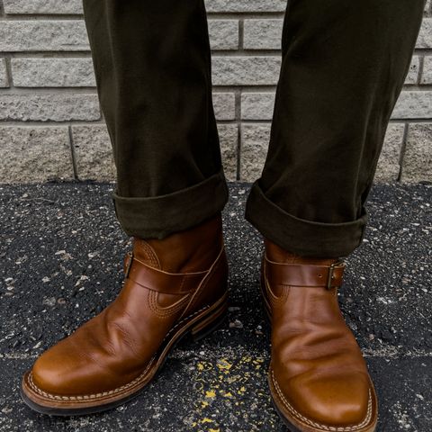 View photo of Wesco Boss Engineer Boot in Seidel British Tan Domain