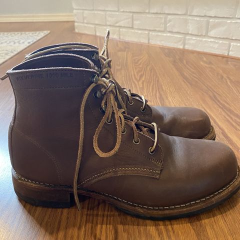 Search result thumbnail of Wolverine 1000 Mile Cap-Toe Boot in Horween Olive Tanned