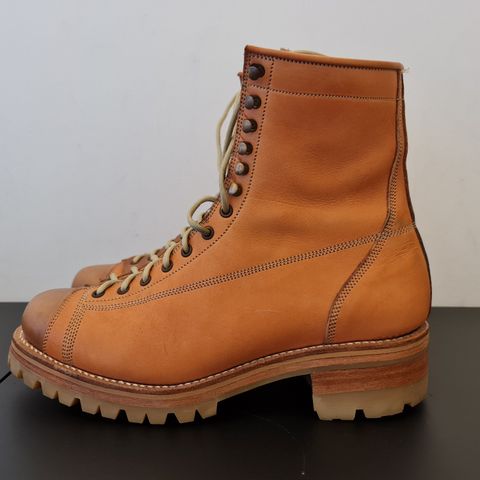Search result thumbnail of Bad Hat Brothers Monkey Boots in Horween Natural Essex