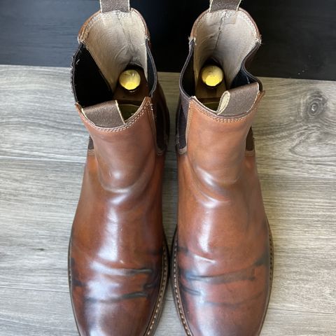 Search result thumbnail of Taylor Stitch Ranch Boot in Rocado Whisky Shell Cordovan