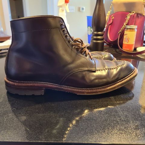 Search result thumbnail of Alden Tanker Boot in Horween Color 8 Shell Cordovan