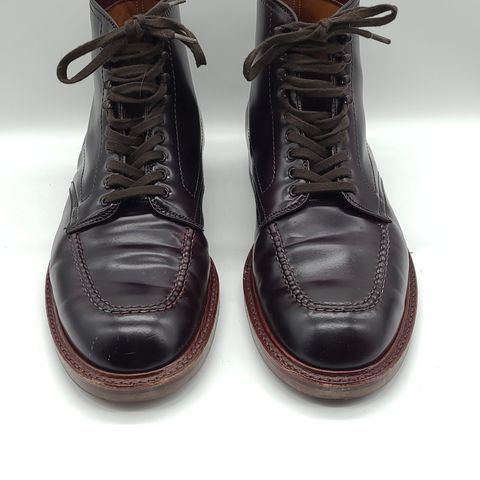 View photo of Alden Indy Boot in Horween Color 8 Shell Cordovan