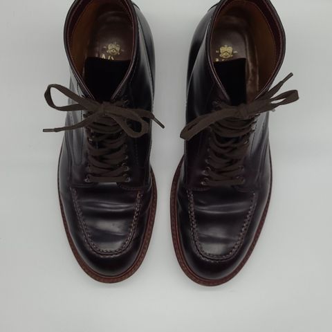 View photo of Alden Indy Boot in Horween Color 8 Shell Cordovan