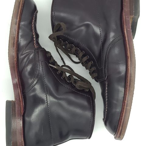 View photo of Alden Indy Boot in Horween Color 8 Shell Cordovan