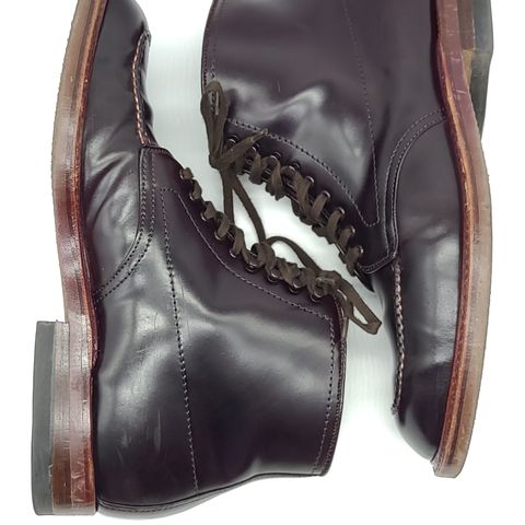 View photo of Alden Indy Boot in Horween Color 8 Shell Cordovan