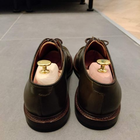 Search result thumbnail of Grant Stone Plain Toe Blucher in Horween Maduro Shell Cordovan