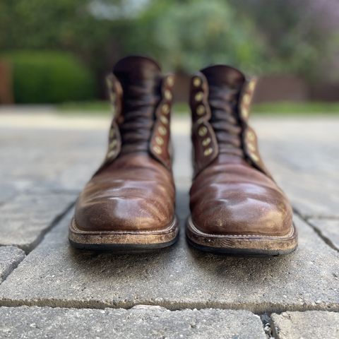 View photo of Viberg Service Boot in Maryam Toscanello Horsebutt