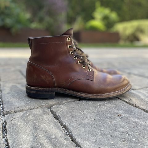 View photo of Viberg Service Boot in Maryam Toscanello Horsebutt