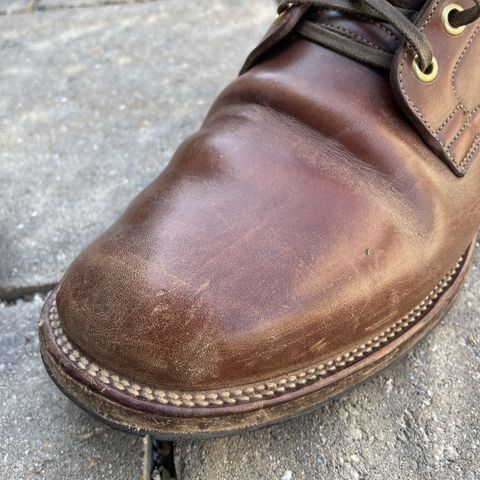 View photo of Viberg Service Boot in Maryam Toscanello Horsebutt