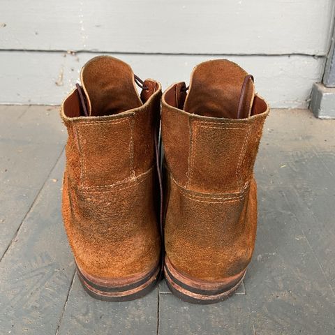 View photo of Old Scratch Boots Mark 1 in Seidel Tobacco Stampede Roughout