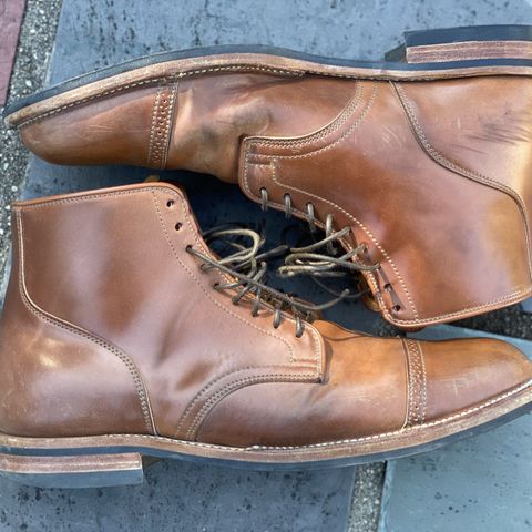 Search result thumbnail of Viberg Service Boot in Horween Natural Shell Cordovan