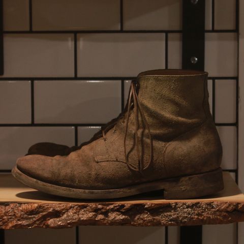 Search result thumbnail of Rider Boot Co. Dundalk in Lo Stivale Olive Reverso Calf