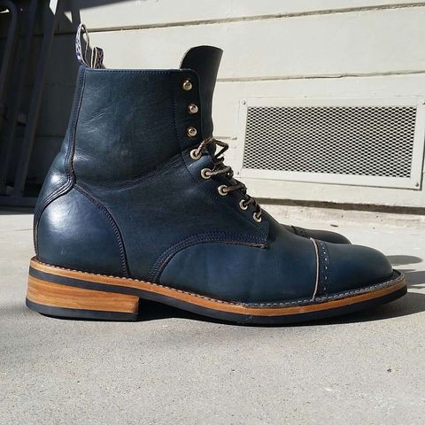 Search result thumbnail of Unmarked DB Hunter in Horween Navy Chromexcel