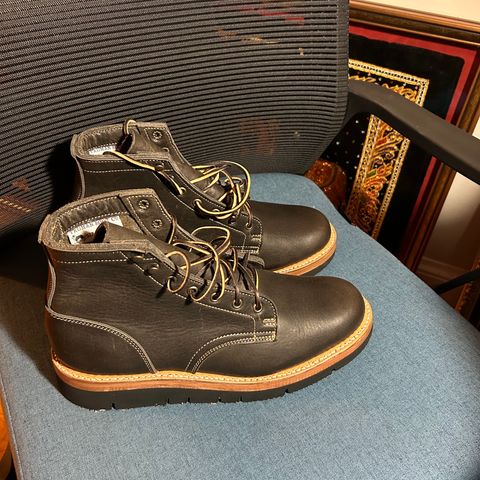 View photo of Truman Service Boot in Seidel Charcoal Grizzly