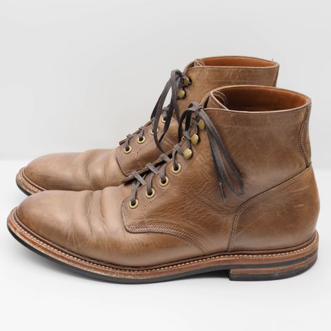 View photo of Grant Stone Diesel Boot in Horween Dune Chromexcel