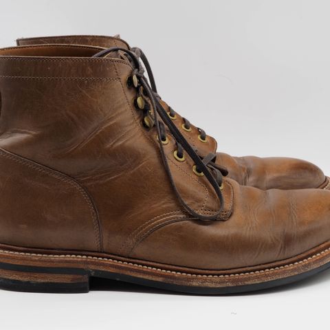 View photo of Grant Stone Diesel Boot in Horween Dune Chromexcel