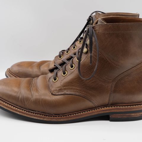 View photo of Grant Stone Diesel Boot in Horween Dune Chromexcel