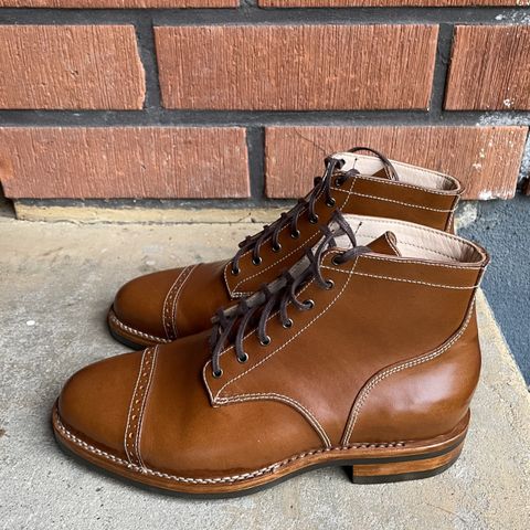 Aitta Handmade Brogue Cap Toe Service Boot