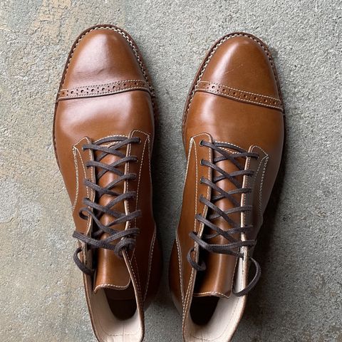 Aitta Handmade Brogue Cap Toe Service Boot