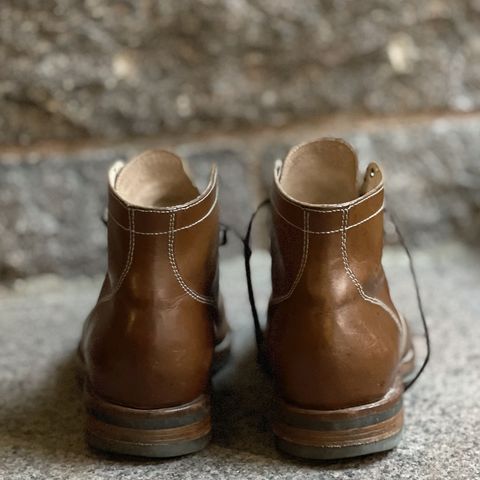 Aitta Handmade Brogue Cap Toe Service Boot